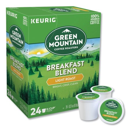 GREEN MOUNTAIN COFFEE Breakfast Blend Coffee K-Cup Pods, PK24 PK 6520